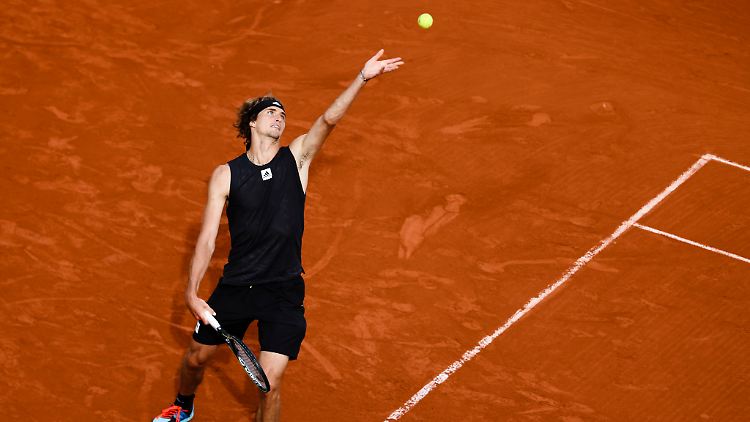 Alexander Zverev konnte bei seinem Start in die French Open Kraft sparen.