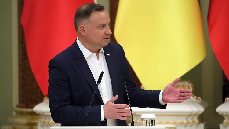 Andrzej Duda reist zum zweiten Mal in die Ukraine, seitdem der Krieg ausgebrochen ist.