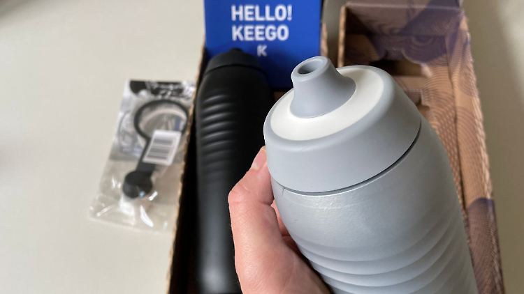 Die Keego-Trinkflasche hat bereits mehrere Innovations- und Designpreise abgeräumt.