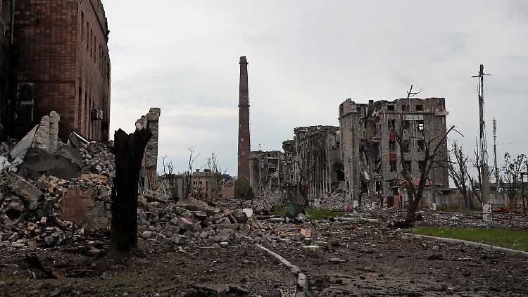 Eine Ruinenlandschaft im Krieg, der in Russland so nicht genannt werden darf.