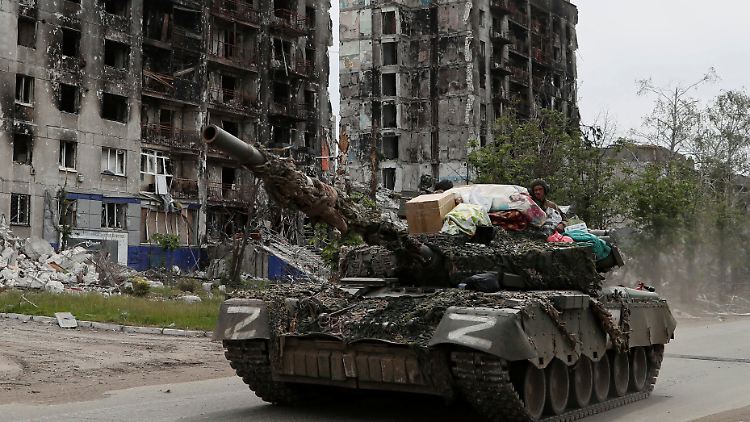 Pro-russische Truppen in der Region Luhansk. Die Ukraine berichtet von weiteren Gebietsgewinnen Russlands.