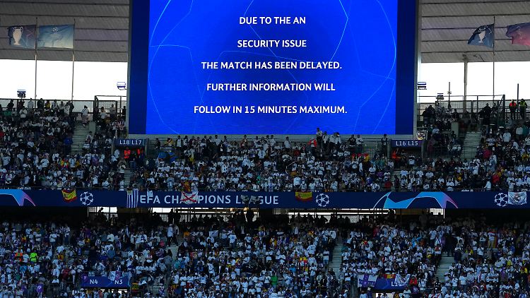 Das Champions-League-Finale wurde verspätet angepfiffen.