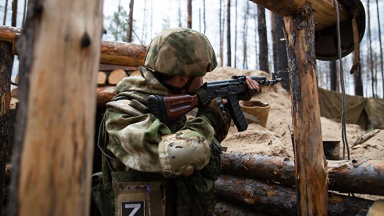 Dieses Foto der russischen Staatsagentur Tass soll einen prorussischen Separatisten bei einem Einsatz nahe Sewerodonezk zeigen.
