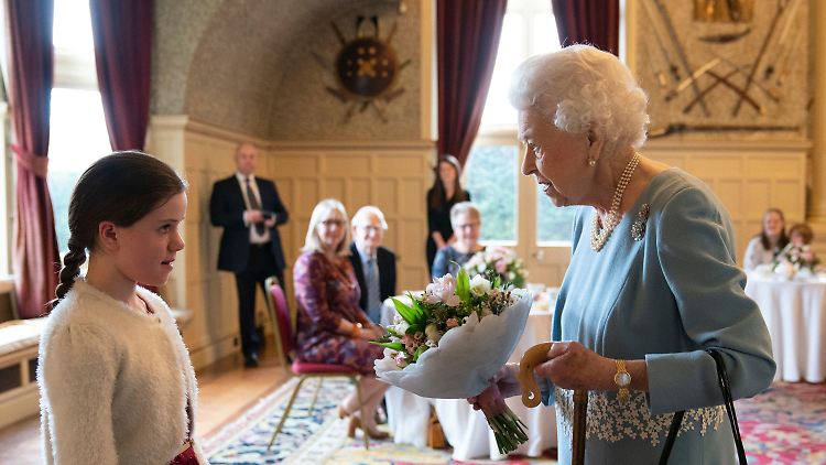Man darf sich nur nicht erwischen lassen von der Queen in Sandringham ... 