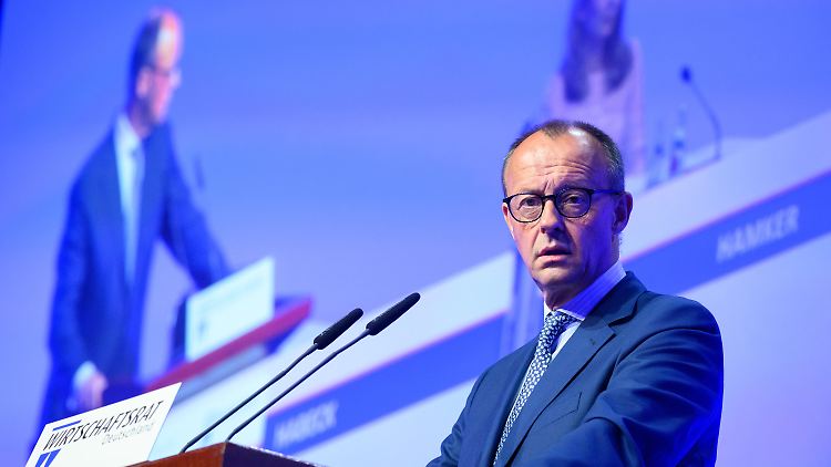 Arbeitet sich erneut am Kanzler ab: Friedrich Merz.