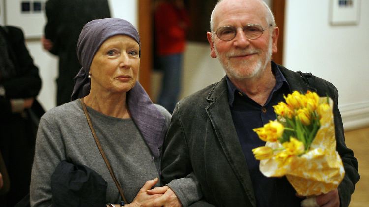 Sibylle Bergemann und ihr Mann Arno Fischer 2007.