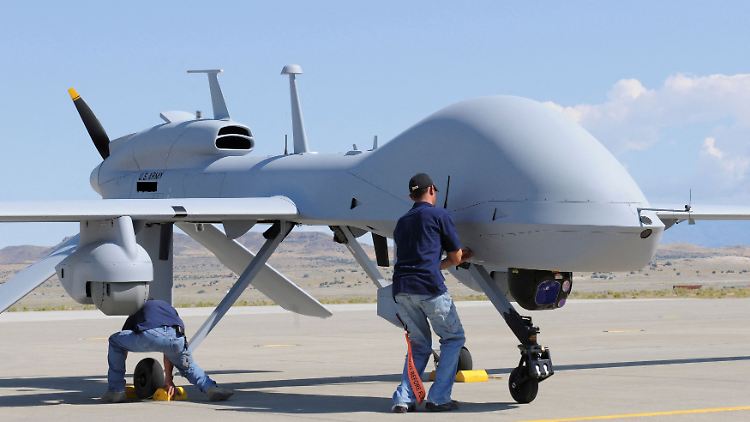 Wird bereits seit 2009 von der US-Armee genutzt: die Drohne vom Typ MQ-1C Gray Eagle.