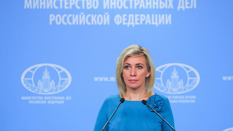 "Wir wissen nur zu gut, wie das enden kann": Die russische Außenamtssprecherin Maria Sacharowa am Freitag in Moskau.