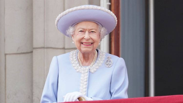 Die Queen im Buckingham Palast an ihrem Thronjubiläum.