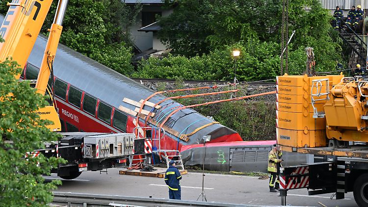 Die Bundesstelle für Eisenbahnuntersuchung untersuchte auch die Gleise auf Gleislagefehler.