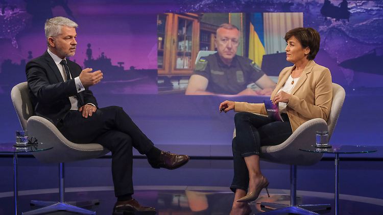 "Wir sind auf die westliche Hilfe jeden Tag angewiesen", sagt Osatschuk bei Maischberger.