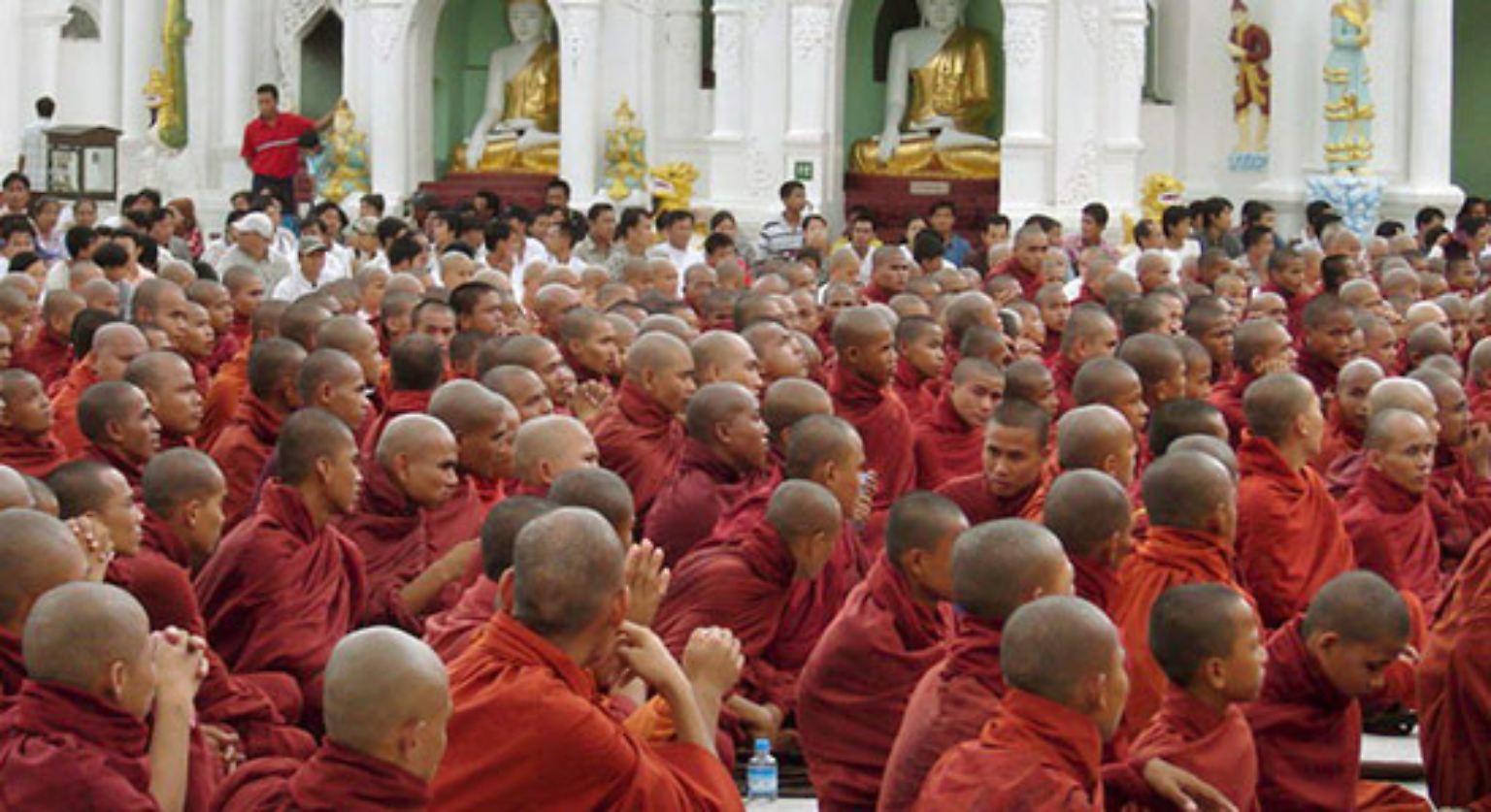 Die Massenproteste im südostasiatischen Birma (1989 vom herrschenden Regime gegen den Willen der Bevölkerung umbenannt in Myanmar) ...