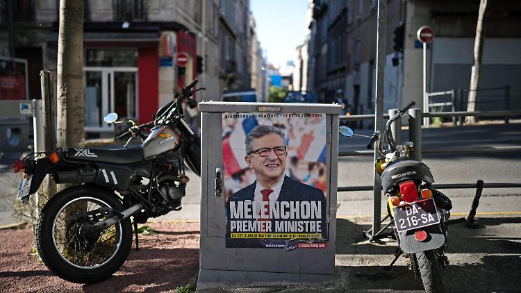 Mélenchon wirbt damit, der nächste Regierungschef werden zu können.