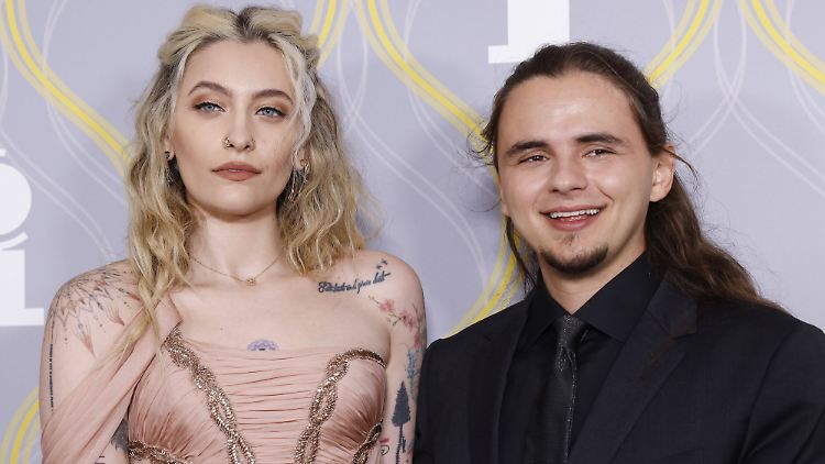 Kamen gemeinsam zu den Tony Awards: Paris und Prince Jackson.