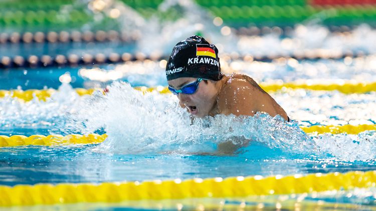 Semechin musste nur einer anderen Schwimmerin den Vortritt lassen.