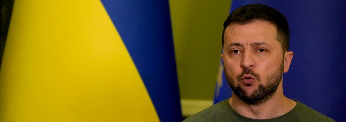 Der ukrainische Präsident Wolodymyr Selenskyj will mit seinem Land noch im Juni EU-Beitrittskandidat werden.
