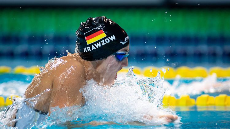 Semechin schwimmt weiter unter ihrem Mädchennamen Krawzow.