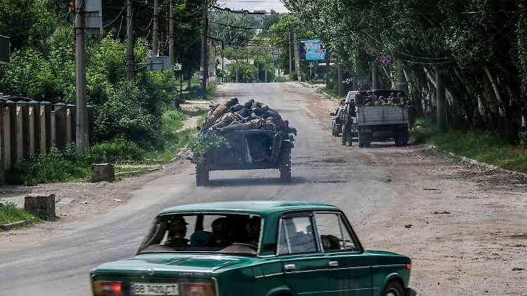 Lyssytschansk ist nach monatelangem Beschuss schwer beschädigt.