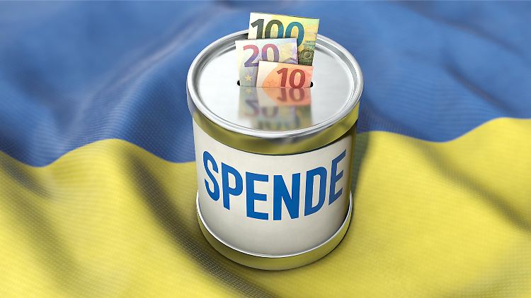 Die Spenden- und Unterstützungsbereitschaft für die Ukraine sei weiterhin hoch. 