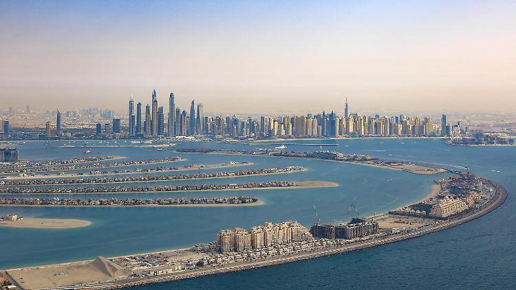 Palm Jumeirah bietet auch Freunden von Präsident Putin eine schöne Aussicht.
