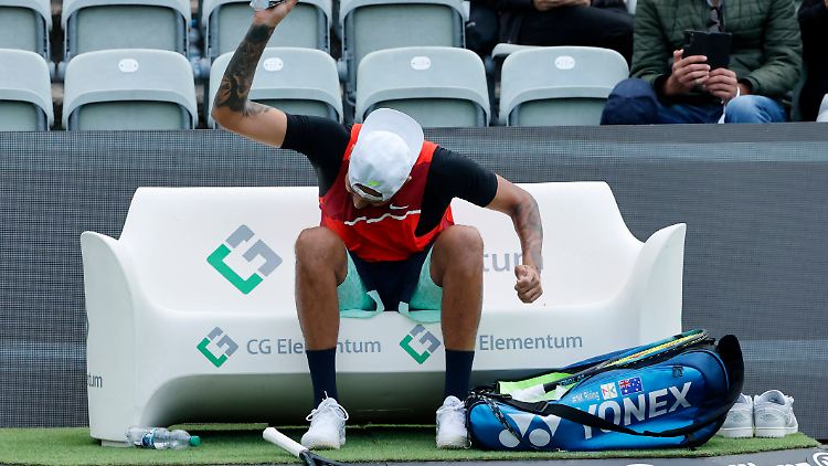 Nick Kyrgios wie er leibt und lebt.