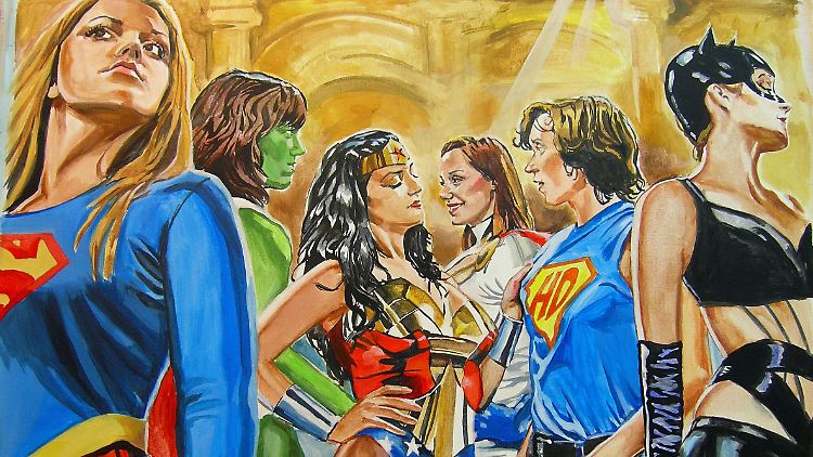 Superheldinnen sind zu Vorbildern vieler jungen Frauen geworden. Feministische Comics sind ein Schwerpunkt auf dem Comic-Salon.