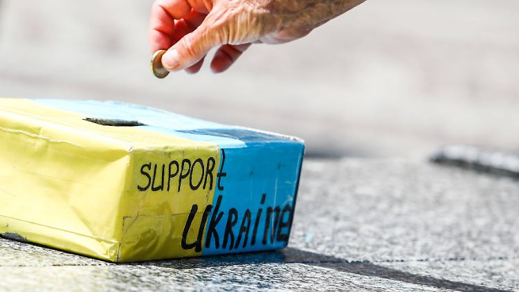 Der Ukraine fehlen Milliarden Euro an Finanzhilfen.