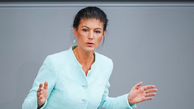 "Russische Rohstoffe und vor allem die relativ billige russische Energie sind Existenzbedingungen für eine wettbewerbsfähige deutsche Industrie", meint Sahra Wagenknecht.