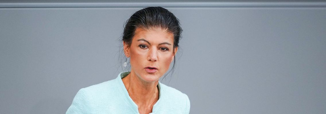 "Voraussetzung für einen Verhandlungsfrieden wäre ganz sicher, dass die Ukraine auf ihre Nato-Ambitionen verzichtet": Sahra Wagenknecht.