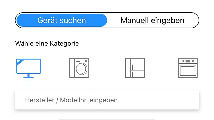Im Energy Buddy kann man den Verbrauch einzelner Geräte anhand des Herstellernamens und der Modellnummer ermitteln oder die Werte manuell eingeben.