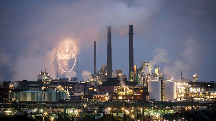 Das Bayer-Stammwerk in Leverkusen.