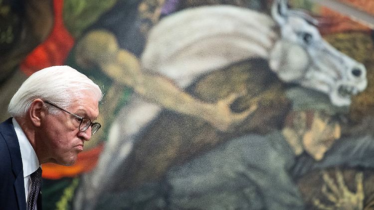 "Ich war mir in der vergangenen Woche nicht sicher, ob ich heute hier sein würde", sagte Steinmeier angesichts der vorangegangenen Antisemitismus-Debatte.