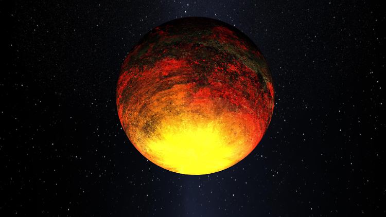 Kepler-10b ist zu nah an der Sonne und bietet daher keine guten Voraussetzungen für Leben.