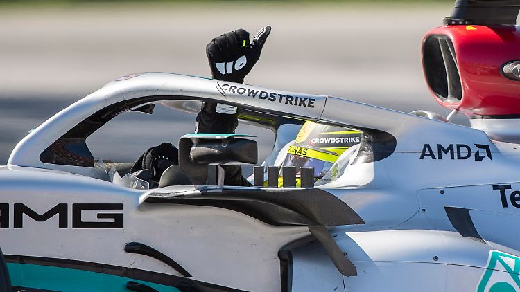 Lewis Hamilton konnte mit seinem Rennen am Sonntag zufrieden sein.