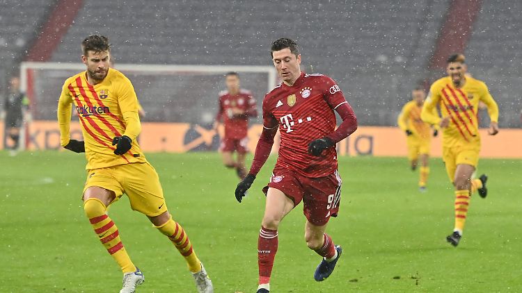Im Dezember 2021 traf Robert Lewandowski in der Champions League auf seinen Traumverein.