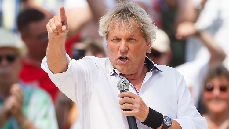 Da ist ihm aber mal der Kragen geplatzt: Bernhard Brink.