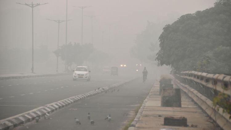 Smog hüllt Neu Delhi ein - dennoch baut Indien weiter Kohlekraftwerke.