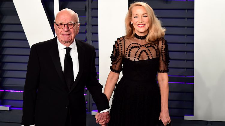 Seit 2016 verheiratet: Rupert Murdoch und Jerry Hall.
