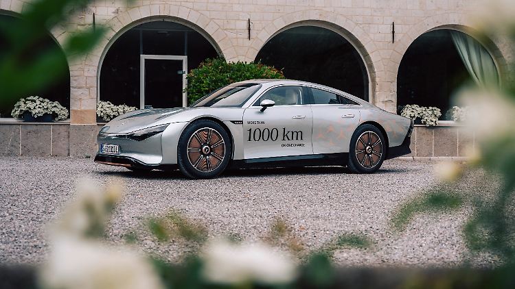 Der Vision EQXX von Mercedes schaffte 1202 Kilometer, ohne nachzuladen.