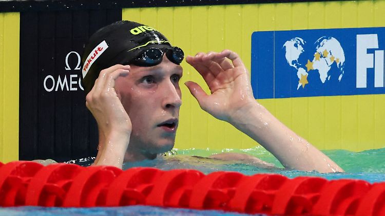 Die Mission Gold voll im Blick: Florian Wellbrock.