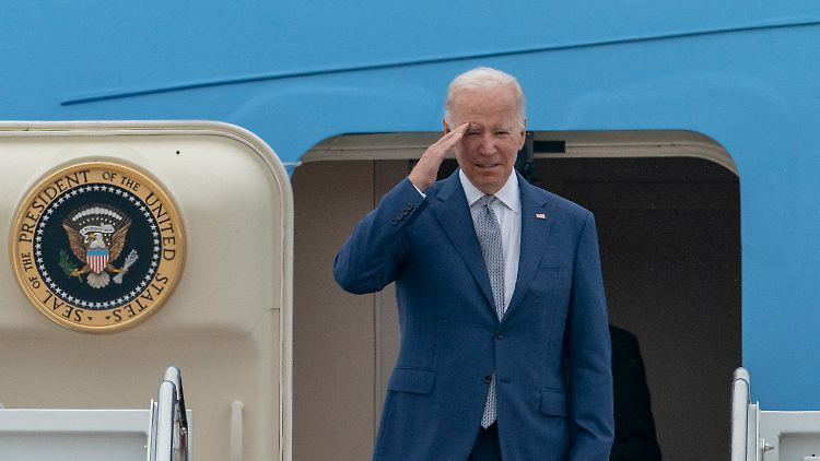 Auch am 14. Juni nutzt Joe Biden die Präsidentenmaschine.
