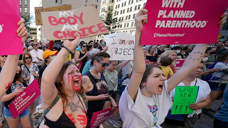 Die Aufhebung des Urteils Roe v. Wade hatte heftige Demonstrationen ausgelöst.