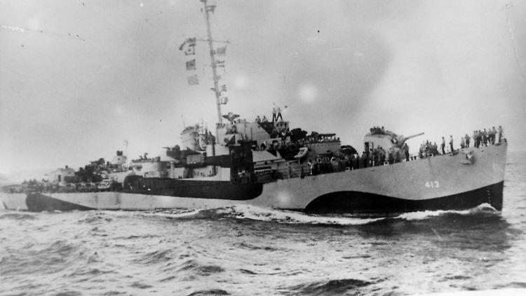 Am 5. Oktober 1944 sank das Schiff vor der Insel Samar.