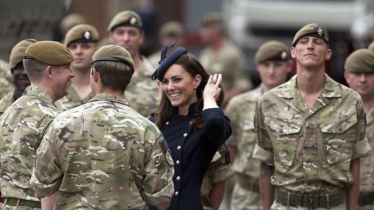 Einen Tag lang hospitierte Kate bei der britischen Armee (Archivbild).