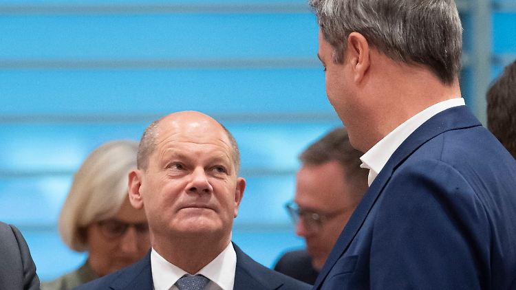 Olaf Scholz sah sich zuletzt immer wieder der Kritik des bayerischen Ministerpräsidenten ausgesetzt.