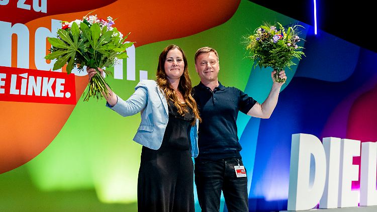 Die nicht ganz neue Doppelspitze: Janine Wissler und Martin Schirdewan.
