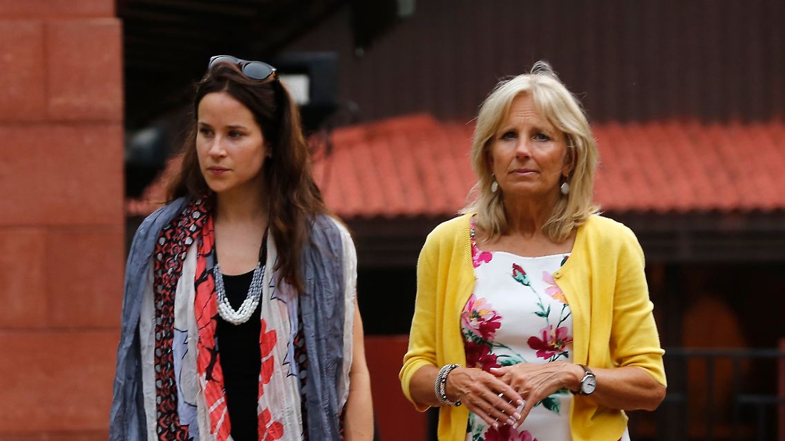 Ashley und Jill Biden stehen auf der Sanktionsliste Russlands.