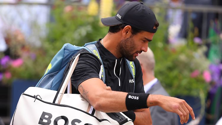 Matteo Berrettini muss schon wieder seine Taschen packen und verpasst Wimbledon.