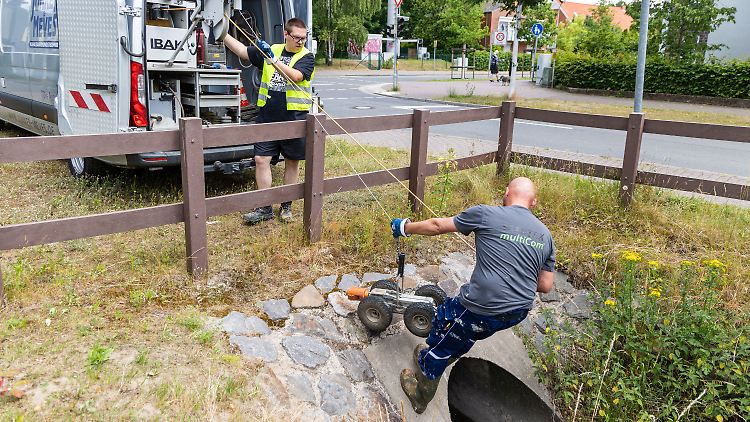 Mit einem Kamera-Roboter rekonstruierte die Polizei Joes Weg im Kanalsystem.