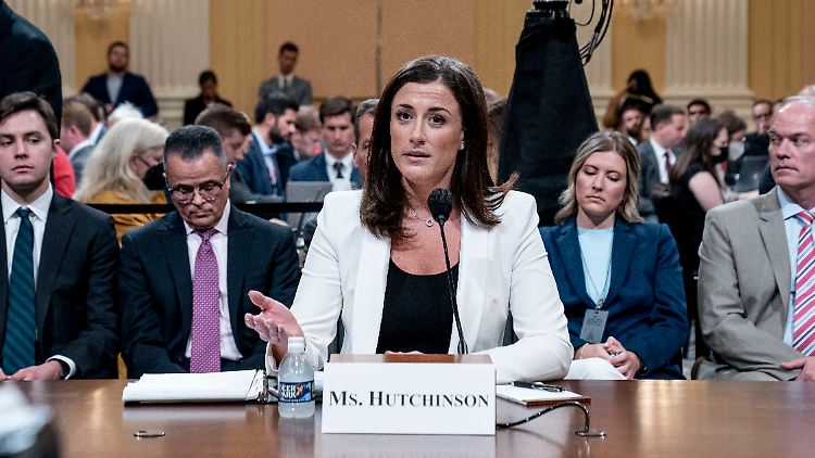 Cassidy Hutchinson war Mitarbeiterin von Donald Trumps Stabschefs Mark Meadows.